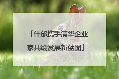什邡携手清华企业家共绘发展新蓝图